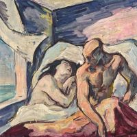 Karl Hofer Am Morgen - In The Morning - 1913