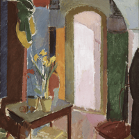 Karl Isakson Studio Interior 1918-20 Hand Painted Reproduction