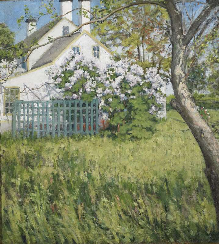Kate Freeman Clark White House Long Island Ca. 1905 museum quality