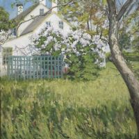 Kate Freeman Clark White House Long Island Ca. 1905 Hand Painted Reproduction