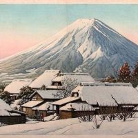 Kawase Hasui Clearing After A Snowfall - 1944