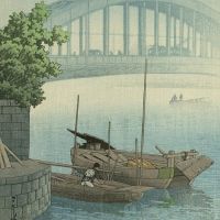 Kawase Hasui Eitai Bridge 1937