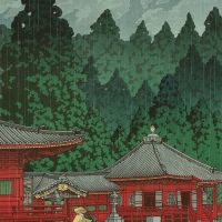 Kawase Hasui Futatsu Hall Nikko Gate 1929