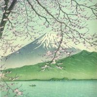 Kawase Hasui Kisho Nishi-izu - A View Of Fuji From The Izu Peninsula South Of Tokyo 1937