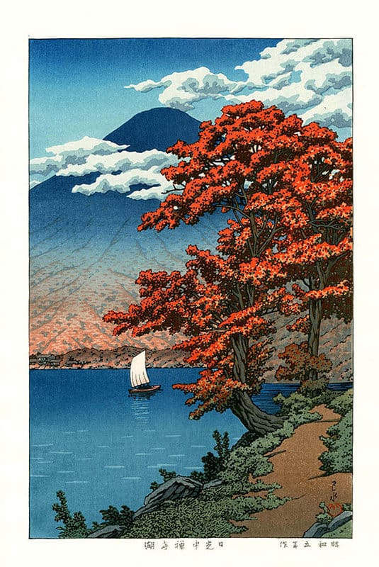 Kawase Hasui Lake Chuzenji In Nikko National Park Tochigi Prefecture - 1930 museum quality