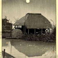 Kawase Hasui Moon At Itako 1936