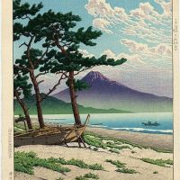 Kawase Hasui Pine Beach At Miho - 1931
