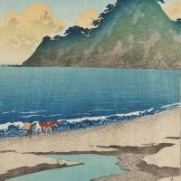 Kawase Hasui Summer Morning On Iwaino Beach 1920