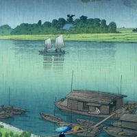 Kawase Hasui Summer Rain 1932