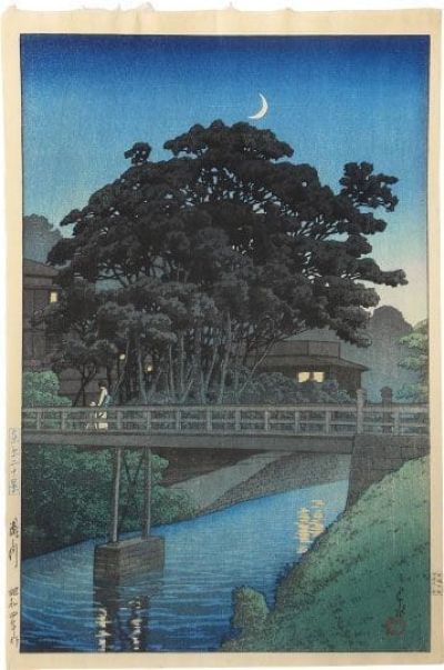 art oil painting reproduction of  Kawase Hasui Takino River 1929 museum quality handmade