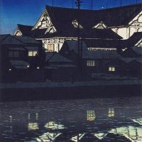 Kawase Hasui The Kabuki Theatre 1926