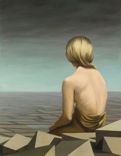 art oil painting reproduction of  Kay Sage Le Passage 1956 museum quality handmade