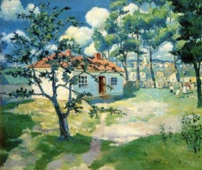 art oil painting reproduction of  Kazimir Malevich Spring 1905 museum quality handmade