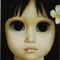Keane - Keiki Lisa by Margaret Keane artwork on canvas