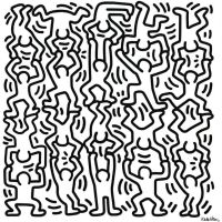 Keith Haring Acrobats
