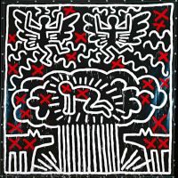 Keith Haring Atomic Bomb Send The Radiant Child To Heaven