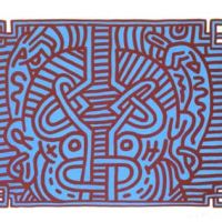 Keith Haring Chocolate Buddha