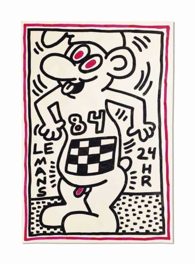 art oil painting reproduction of  Keith Haring Le Mans museum quality handmade