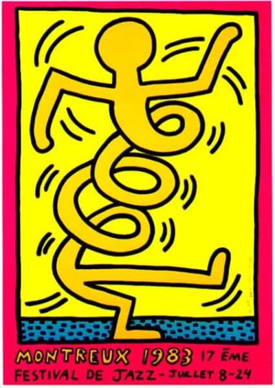 art oil painting reproduction of  Keith Haring Montreux museum quality handmade