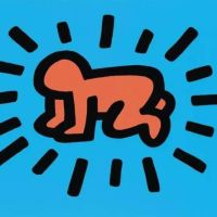 Keith Haring Radiant Baby 1990