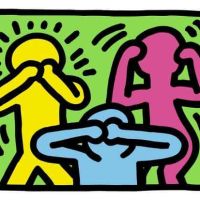 Keith Haring See No Evil Hear No Evil Speak No Evil