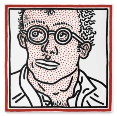 art oil painting reproduction of  Keith Haring Self-portrait museum quality handmade