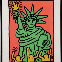 Keith Haring Statue Of Liberty