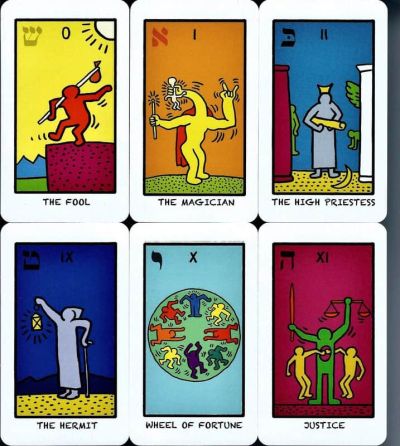 art oil painting reproduction of  Keith Haring Tarot Cards Version 2 museum quality handmade