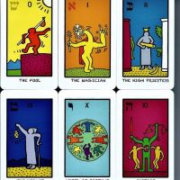 Keith Haring Tarot Cards Version 2 Hand Painted Reproduction