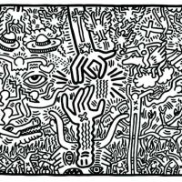 Keith Haring The Mariage Of Even And Hell