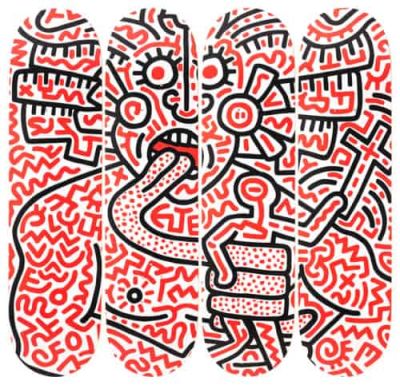 art oil painting reproduction of  Keith Haring The Skateroom museum quality handmade