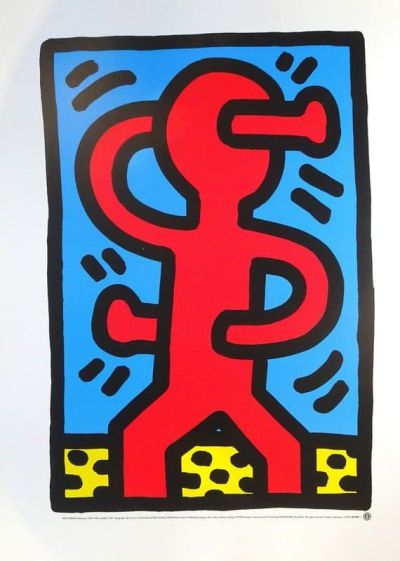art oil painting reproduction of  Keith Haring Untitled museum quality handmade