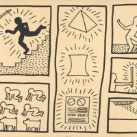 Keith Haring Untitled 1980 - Evolution Of Mankind