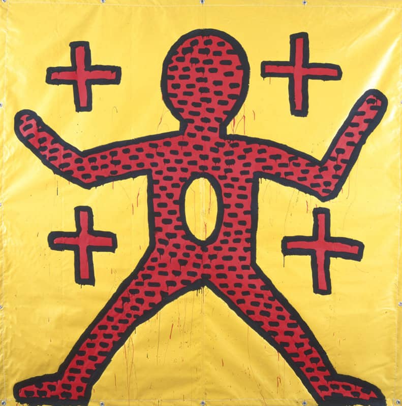 Keith Haring Untitled 1981 - Assassination Of John Lennon museum quality