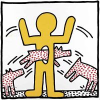 Keith Haring Untitled 1982 - Going Through You