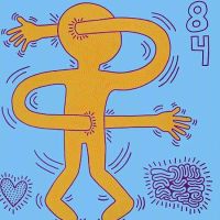 Keith Haring Untitled 1984 - Brain And Stomach Ache