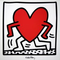 Keith Haring Untitled 1984 Hand Painted Reproduction
