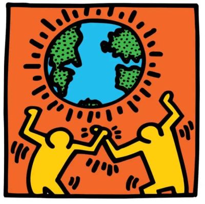 art oil painting reproduction of  Keith Haring Untitled 1985 - World museum quality handmade