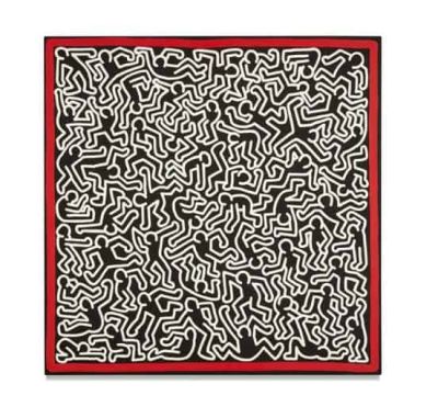 art oil painting reproduction of  Keith Haring Untitled 1986 Acrylic On Canvas museum quality handmade