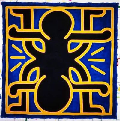 art oil painting reproduction of  Keith Haring Untitled 1988 museum quality handmade