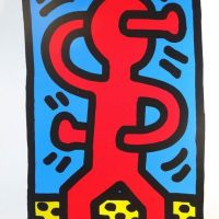 Keith Haring Untitled Hand Painted Reproduction