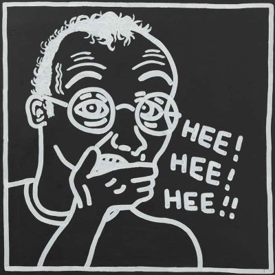 art oil painting reproduction of  Keith Haring Untitled Self-portrait 1985 museum quality handmade