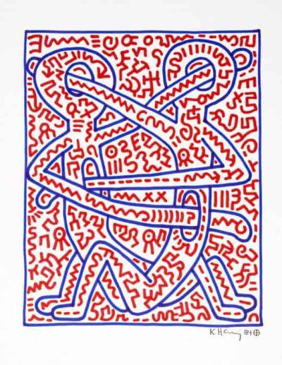 art oil painting reproduction of  Keith Haring Where It Hurts museum quality handmade