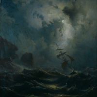 Knud Andreassen Baade Stormy Night At Norwegian West Coast 1856