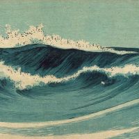 Konen Uehara Hato Zu Ocean Waves C. 1900-20
