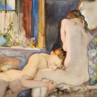 Konstantin Andreevich Somov The Lovers