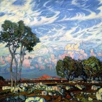 Konstantin Bogaevsky - The Last Rays 1903