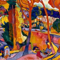 L Estaque - Landscape By Andre Derain