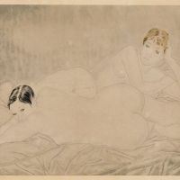 L Onard Tsuguharu Foujita Les Deux Amies 1930