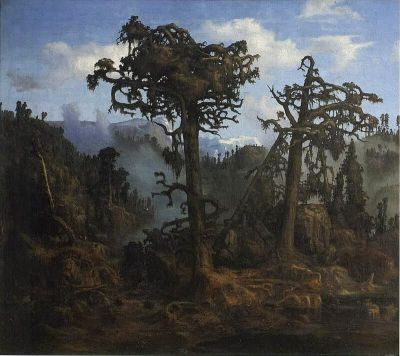 art oil painting reproduction of  Lars Hertevig Painting - 1865 museum quality handmade